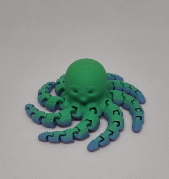 Вращающаяся игрушка осьминог FLEXI Полностью подвижная Фабрика грёз 3D