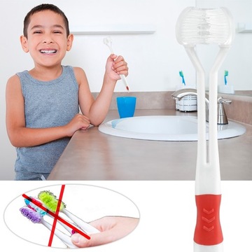 3 Sided Toothbrush Soft Gentle Kids Autism To