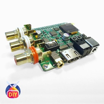 PCM5122 płyta DAC dla Raspberry Pi I2S 32bit 384khz DSD128