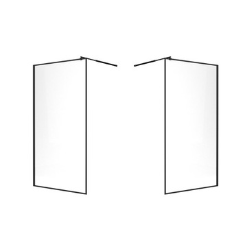 СТЕКЛО ДЛЯ ДУШЕВОЙ СТЕНКИ 80 СМ ЧЕРНАЯ ДВЕРЬ СТЕКЛО КАБИНЫ 8 ММ ESG