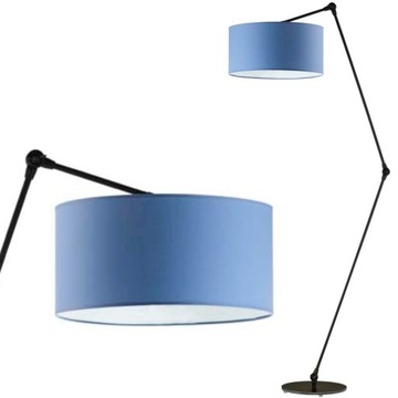 Lampa stojąca podłogowa modna abażur LED