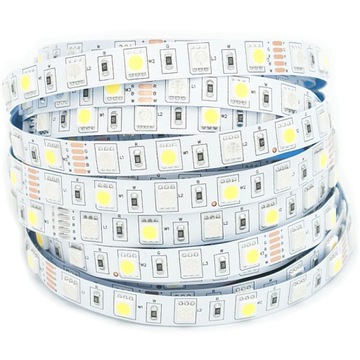 Taśma LED RGBW 5050 7.2W/1mb 12V RGB+nautralna 5mb