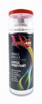Uniwersalny lakier akrylowy CZERWONY 400 ml AMBROS