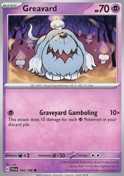 Scarlet & Violet 104/198 Greavard