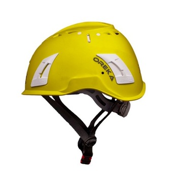 KASK OCHRONNY BHP WSPINACZKOWY OREKA ŻÓŁTY
