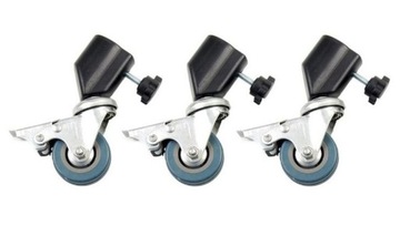 KOMPLET KÓŁEK DO STATYWU - KÓŁKA STATYWOWE 22MM