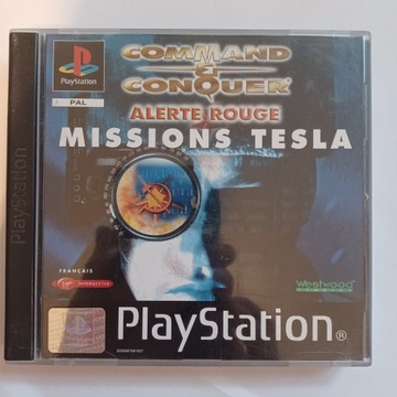 Command & Conquer Red Alert Missions Tesla, PS1, PSX, 3xfranc.