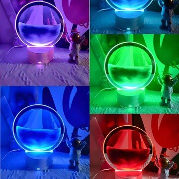 ДИНАМИЧЕСКОЕ ПЕСОЧНОЕ ДВИЖУЩЕЕ ИЗОБРАЖЕНИЕ LED 3D ПЕСОЧНОЕ ИСКУССТВО 7 ЦВЕТОВ