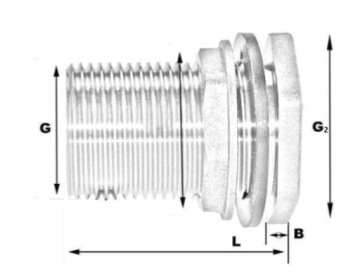 ТАНК СТВОЛ ЛАТУННЫЙ ТОКАРНЫЙ 3/4 Х 1/2 ЛЕГКИЙ ГЕРМЕТИЧНЫЙ ВЫСОКОЕ КАЧЕСТВО