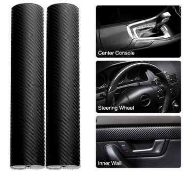 NÁLEPKA 3D VLÁKNO UHLÍKOVÉ VW POLO PASSAT B6 B7 CC