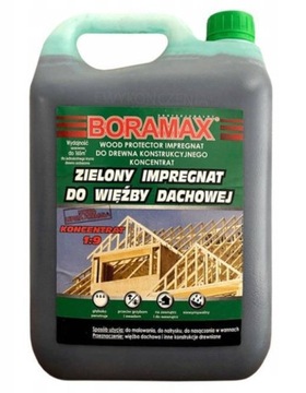 Boramax impregnat do więźby dachowej - koncentrat 1:9 Zielony