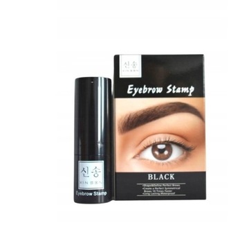 STEMPEL DO BRWI + SZABLONY + SZCZOTECZKA BLACK