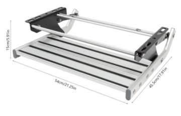 Входная ступенька в кемпер. Выдвижная ступенька для каравана.