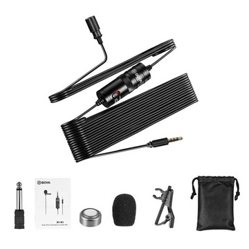 Петличный всенаправленный микрофон BOYA BY-M1 с клапаном