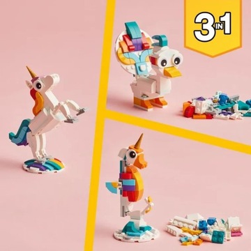 LEGO Creator 3 в 1 Подвижная лапа лошади единорога 3 в 1