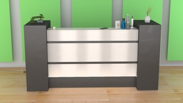 Lada recepcyjna R32 recepcja LED 240cm