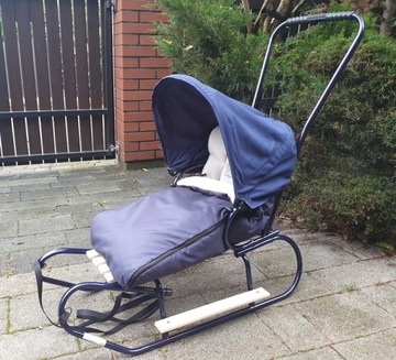 SANKI EVO +PCHACZ +CIEPŁY ŚPIWÓREK+BUDKA +PODNÓŻKI