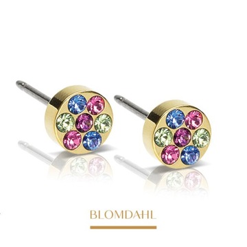 BLOMDAHL KOLCZYKI HIPOALERGICZNE BRILLIANCE PLENARY FANTASY 5 mm
