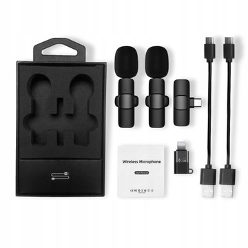 БЕСПРОВОДНОЙ x2 ПРИВЯЗНОЙ МИКРОФОН ДЛЯ IPHONE 6H