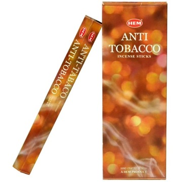 Indyjskie Kadzidełka Aromat Antytytoniowe Anti Tobacco Aroma 20 Sztuk HEM