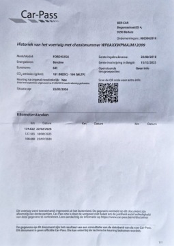 Ford Kuga II SUV Facelifting 1.5 EcoBoost 150KM 2018 FORD KUGA TITANIUM! Super stan!, zdjęcie 31