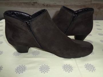 Замшевые ботинки, коричневые, Gabor, размер 40/26 см.