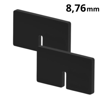 USZCZELKI DO UCHWYTU DO SZKŁA 45x45 GUMKI 8,76 MM - 2 SZT