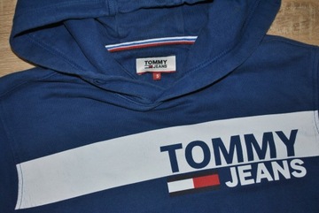 TOMMY JEANS świetna bluza LOGO r. S