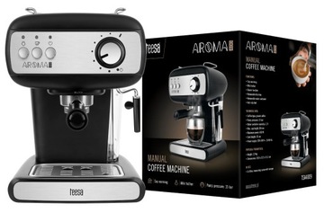 Kolbowy ekspres ciśnieniowy Teesa Aroma 400 850 W czarny