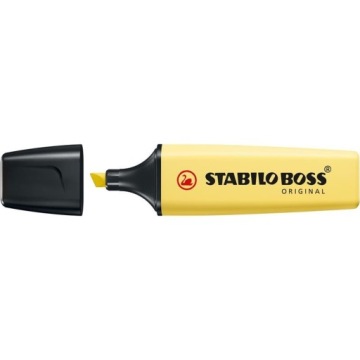 ТЕКСТМАРКЕР STABILO BOSS ПАСТЕЛЬНО-ЖЕЛТЫЙ МАРКЕР