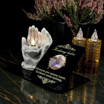 СВЕЧА СВЕЧА СВЕТОДИОДНАЯ СТАТУЭТКА С ФОТО ДЛЯ КЛАДБИЛЬНОЙ МОГИЛЫ