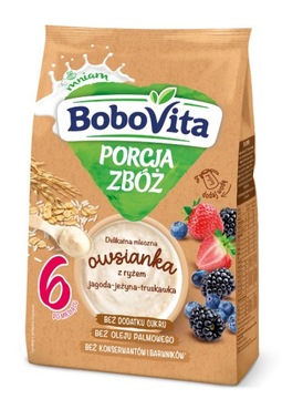 BoboVita mleczna owsianka jagoda jeżyna trusk 210g