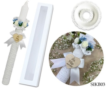 СВЕЧА ДЛЯ ПРИЧАСТИЯ ИМЯ ДЛЯ МАЛЬЧИКА ДЕВОЧКИ SIK