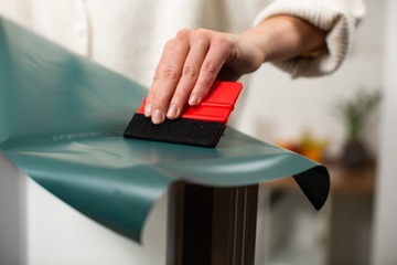 Одноцветный мебельный шпон Самоклеящаяся пленка для столешниц, шкафов, полок своими руками