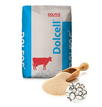 Dolcell Żywe Drożdże Dla Bydła Cieląt Owiec Kóz Dolfos 10kg