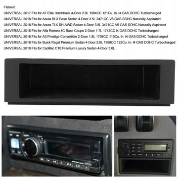 PÓŁKA POD RADIO SCHOWEK 1DIN 189x53x107