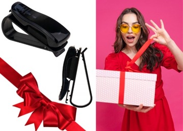 Держатель для автомобильных очков CLIP, надежное и прочное крепление, ПОДАРОК