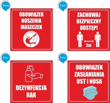 Предупреждающие НАКЛЕЙКИ на маски для дезинфекции рук