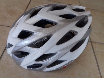 PROMO KASK ROWEROWY ALPINA D ALTO 52-57 biało-sreb