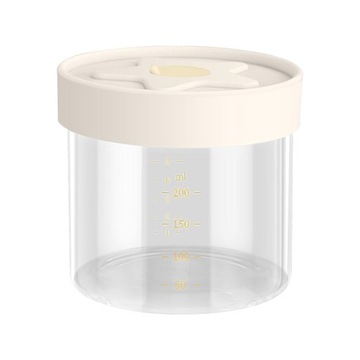 Szklany pojemnik na słoiki z miarką 200ml