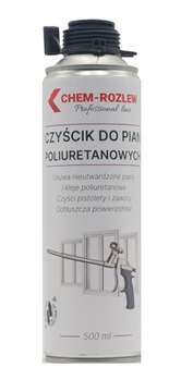 CZYŚCIK DO PIAN POLIURETANOWYCH MONTAŻOWYCH 500ML
