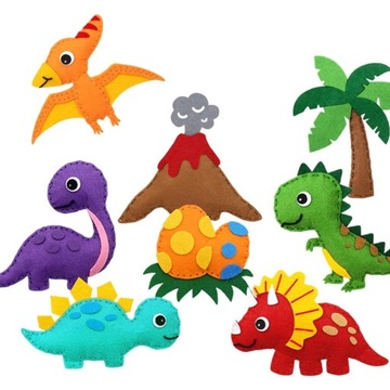 Набор для шитья своими руками Набор для рукоделия и шитья для девочек и мальчиков Динозавр