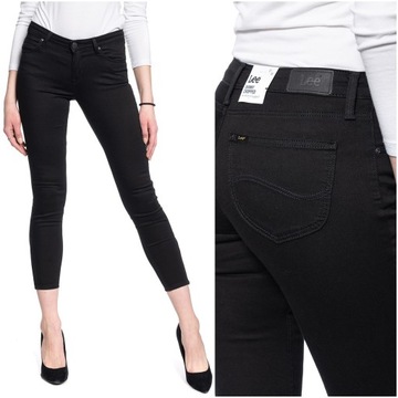 LEE SCARLETT DAMSKIE SPODNIE JEANSY RURKI W30 L33