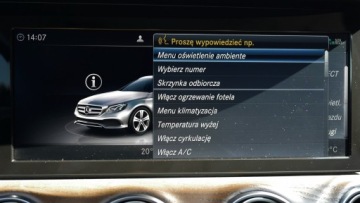 Mercedes Klasa E W213 2020 Mercedes E300de 306ps Exclusive ACC Drive Pilot Blis Webasto Skóra Komforty, zdjęcie 15