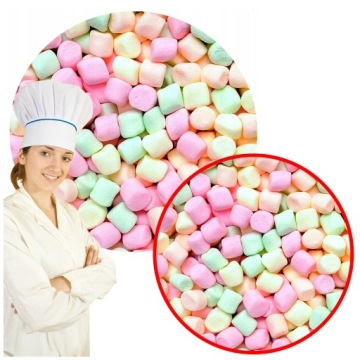 POSYPKA MINI PIANKI MARSHMALLOWS MARSHMALLOW 50g