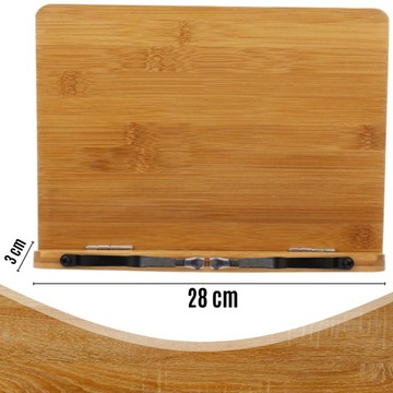 ПОДДЕРЖКА ДЛЯ КНИГИ ПОДСТАВКА ДЛЯ ПЛАНШЕТА ДЛЯ ЧТЕНИЯ BAMBOO