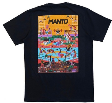 MANTO koszulka t-shirt GYM 2.0 super jakość 100% bawełna M