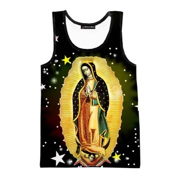 Koszulka bez rękawów Virgin Mary God Tank Tops
