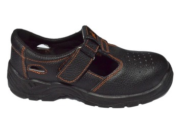 Buty sandały robocze BHP skóra stalowy nosek r. 42