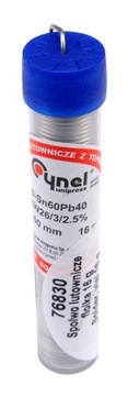 SPOIWO LUTOWNICZE CYNA FIOLKA SN60PB40 1MM 16G